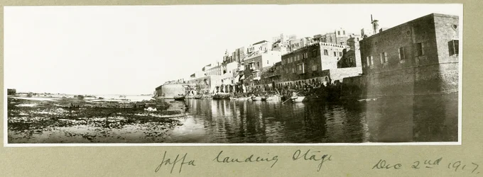 Anlegestelle in Jaffa, 2. Dezember 1917